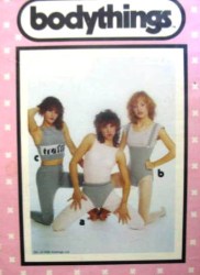 1001, 1002, 1006, 1007, BODYTHINGS BODYSUIT, JUMPSUIT, STIRRUP, PANTIES, WRESTLER 4 PATTERNS